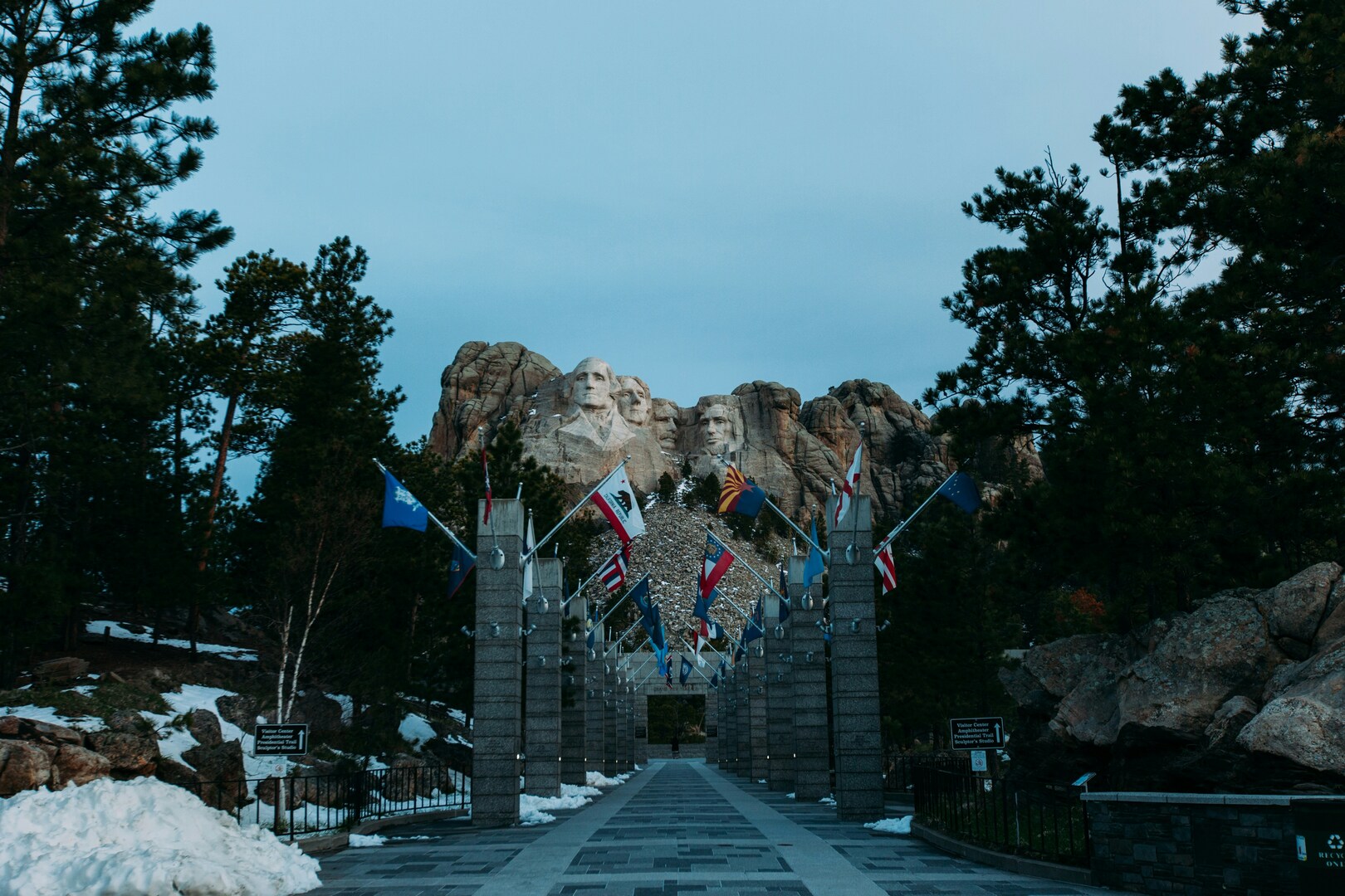 Avenue of Flags Mount Rushmore